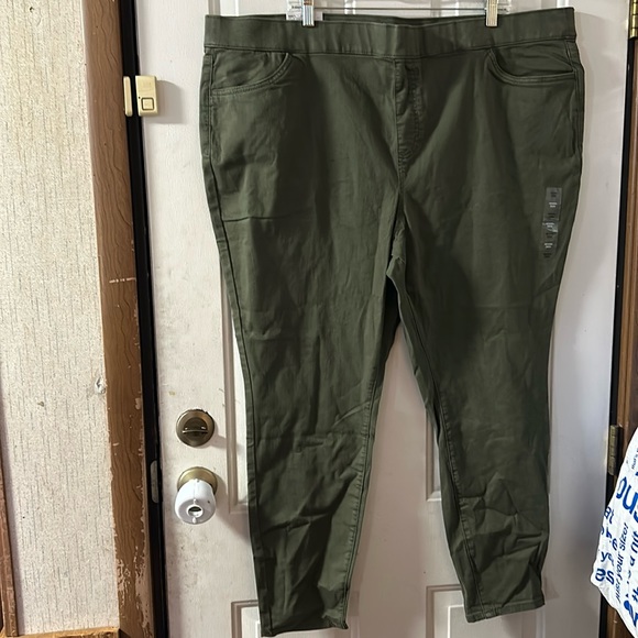 Sonoma Denim - *FINAL* SONOMA ALL ABOUT COMFORT PREMIUM JEGGING: GREEN: NEW WITH TAGS: SIZE 26W